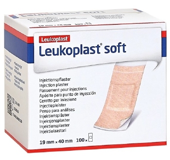 Injectiepleister Leukoplast Soft 100 stuks