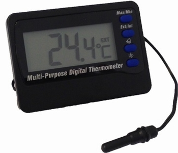 Digitale thermometer met alarm externe sensor